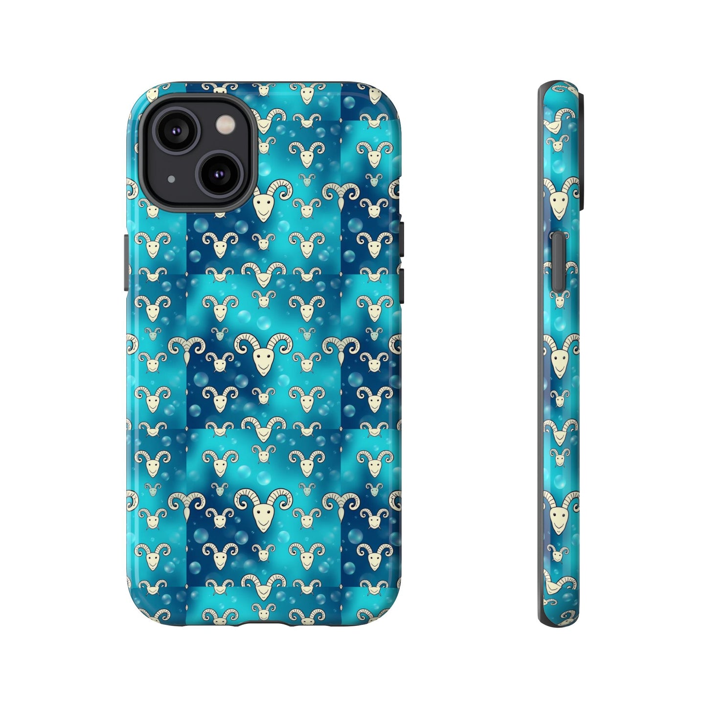 Tough Cases, Aries, Zodiac v1, Bubble Pattern