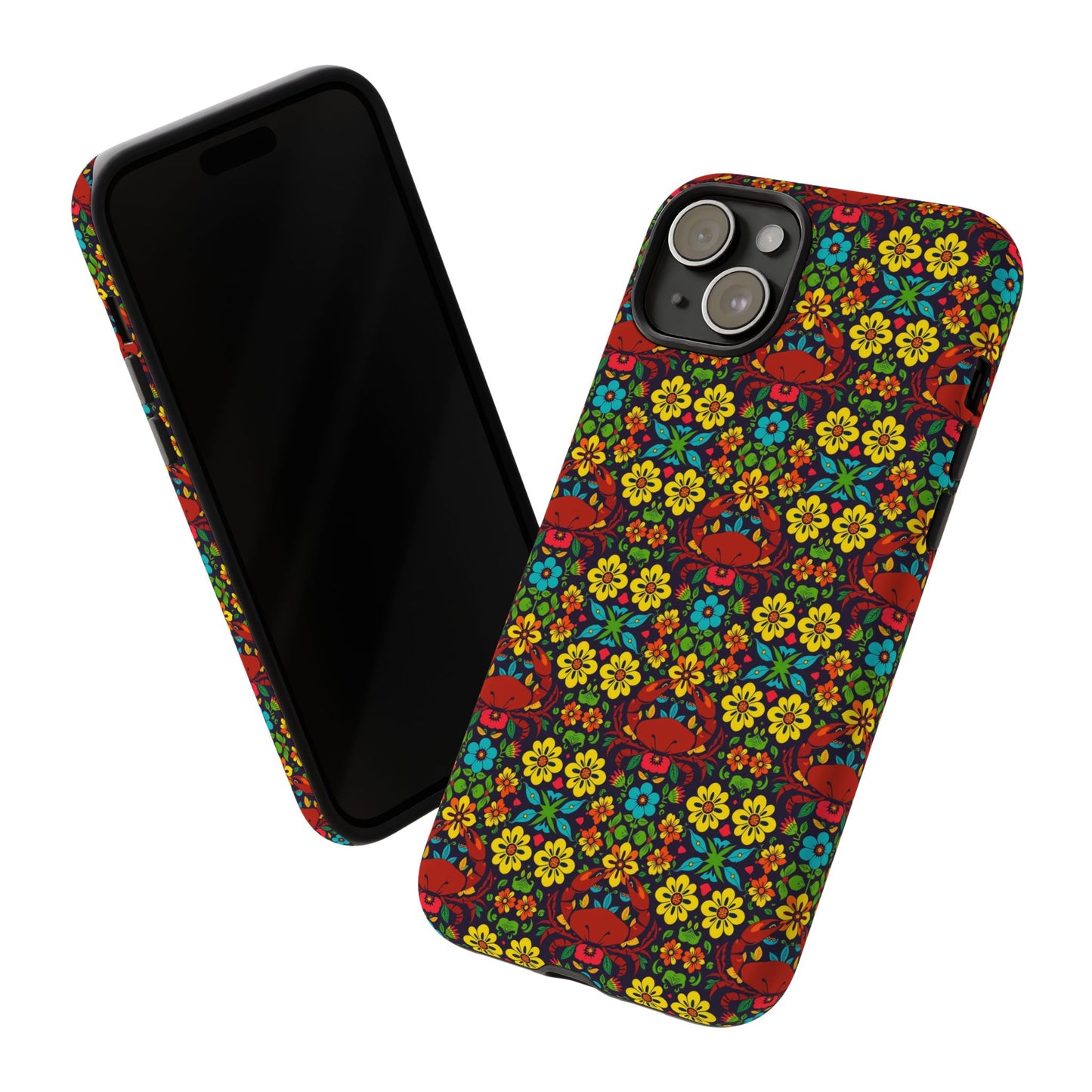 Tough Cases, Cancer, Zodiac v2, Flower Pattern