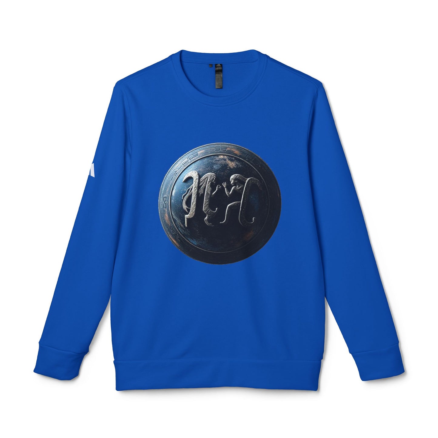 Adidas, Unisex Fleece Crewneck Sweatshirt, Gemini, Space Symbol, Zodiac
