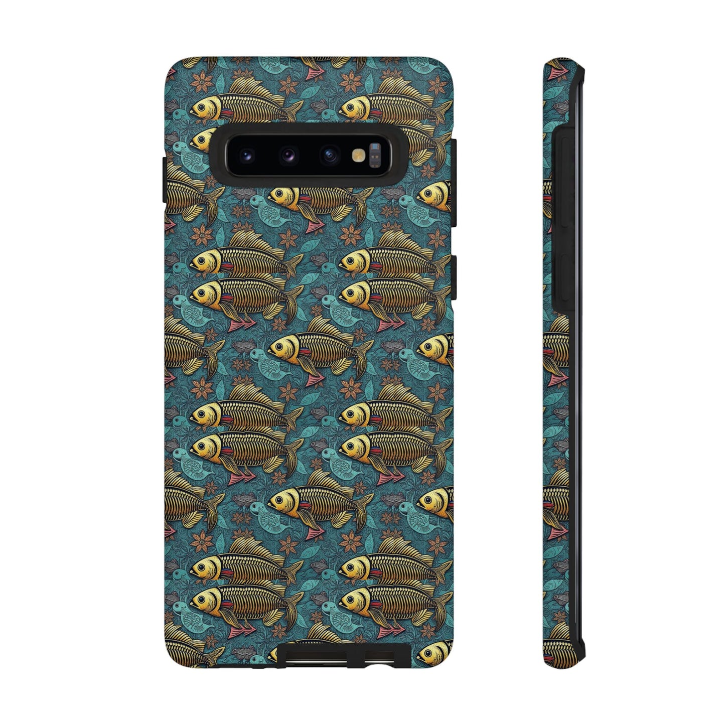 Tough Cases, Pisces, Zodiac v1, Metal Pattern