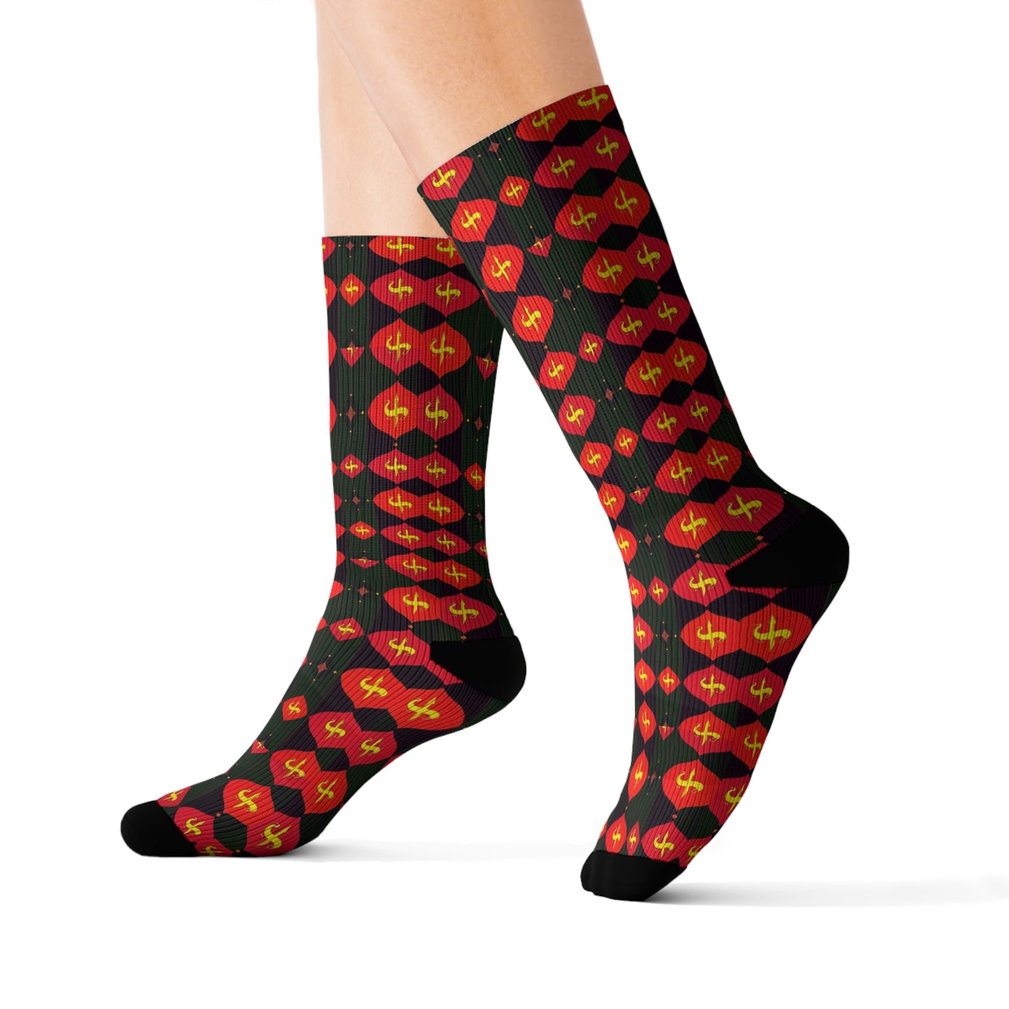 Sublimation Socks, Sagittarius, Zodiac v1, Shapes Pattern