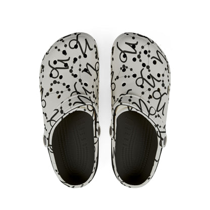 EVA Foam Rubber Shoes (AOP), Material 100% EVA, Capricorn Zodiac Design
