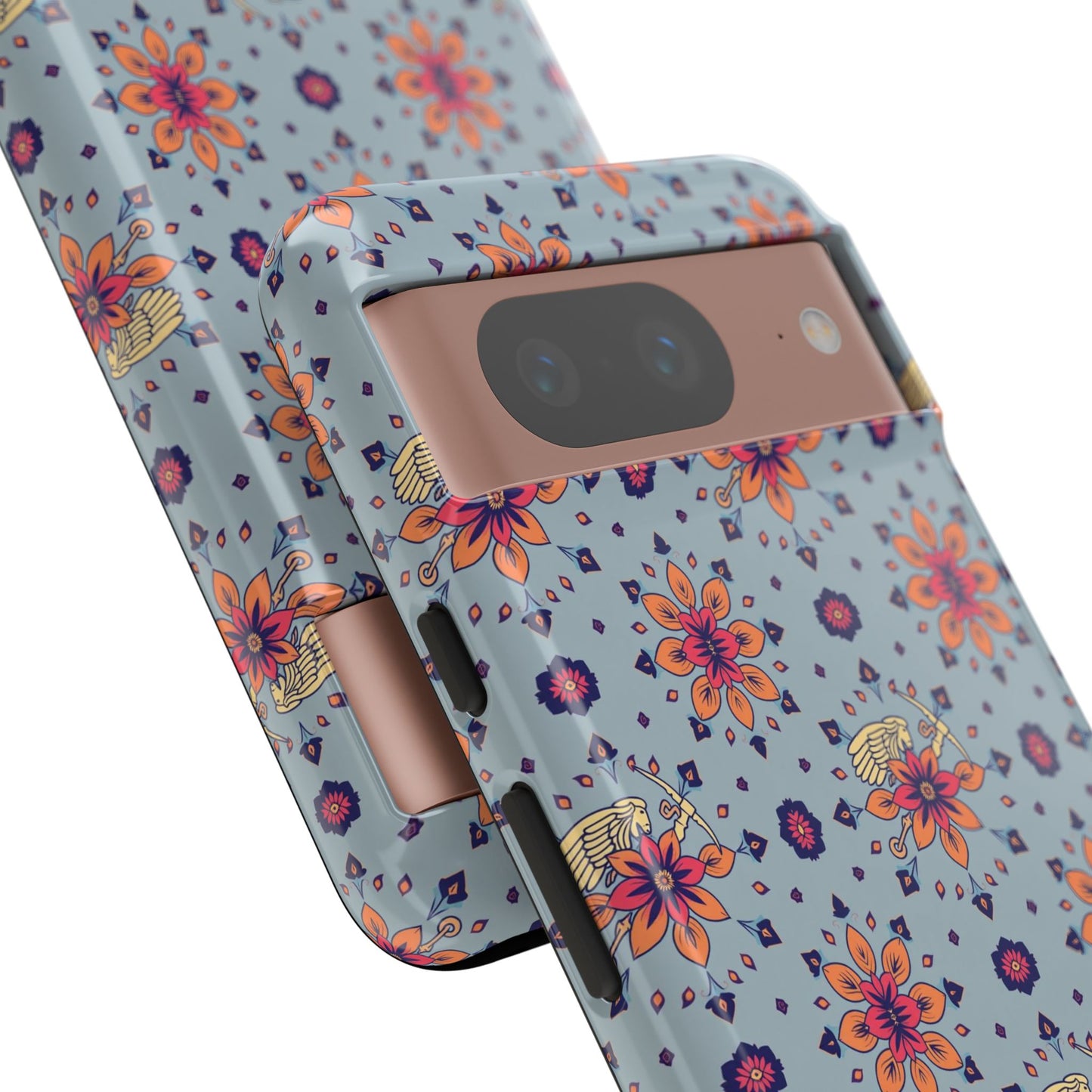 Tough Cases, Sagittarius, Zodiac v3, Flower Pattern