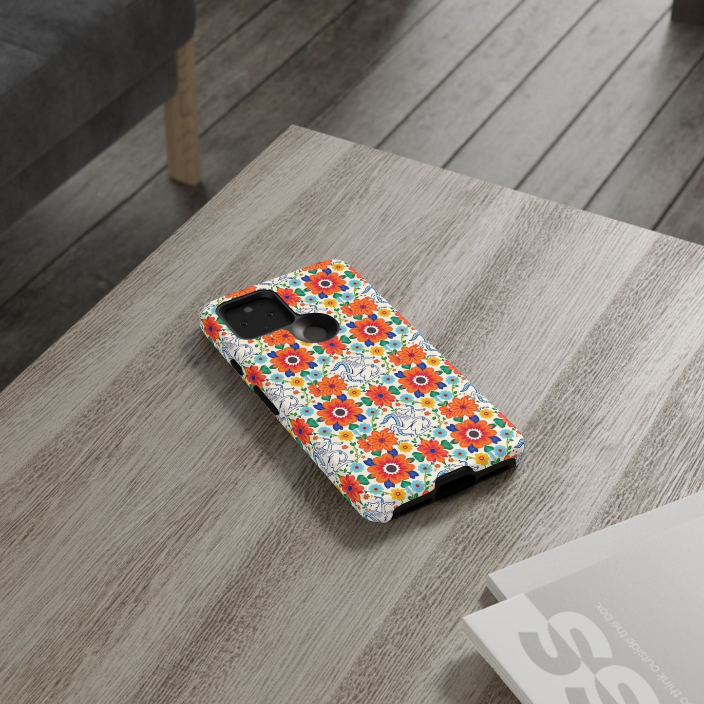 Tough Cases, Virgo, Zodiac v4, Flower Pattern
