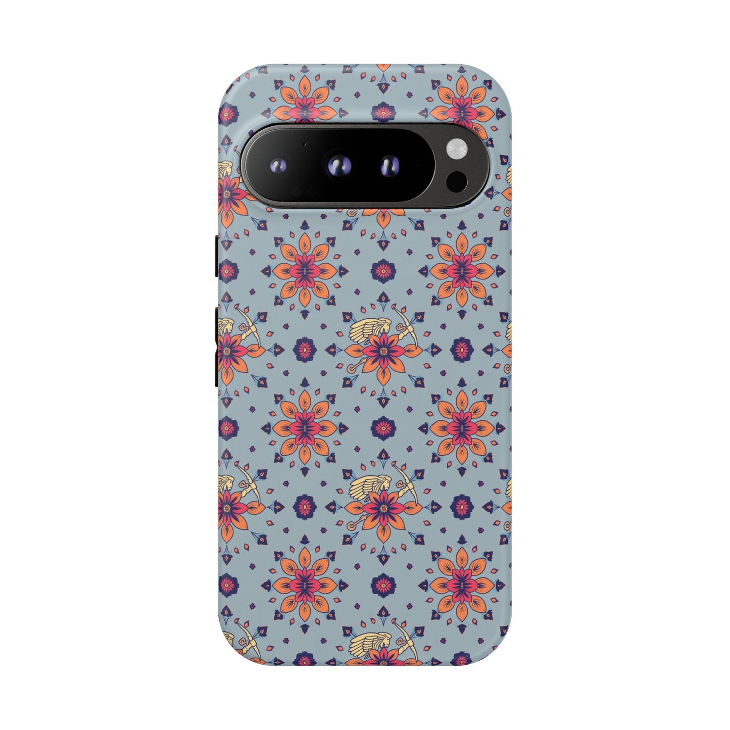 Tough Cases, Sagittarius, Zodiac v3, Flower Pattern
