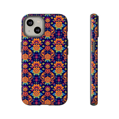 Tough Cases, Cancer, Zodiac, Flower Pattern