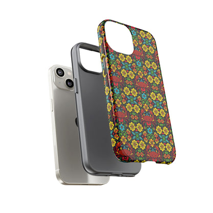 Tough Cases, Cancer, Zodiac v2, Flower Pattern