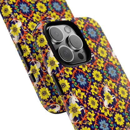 Tough Cases, Aquarius, Zodiac v3, Flower Pattern