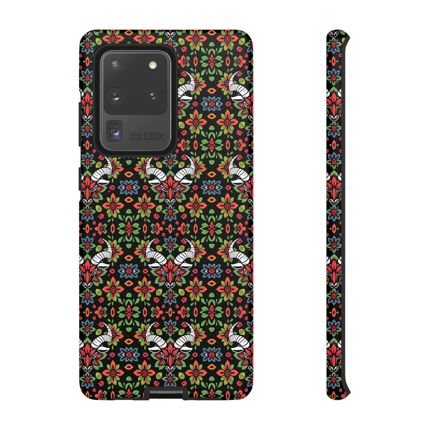Tough Cases, Taurus, Zodiac v2, Flower Pattern