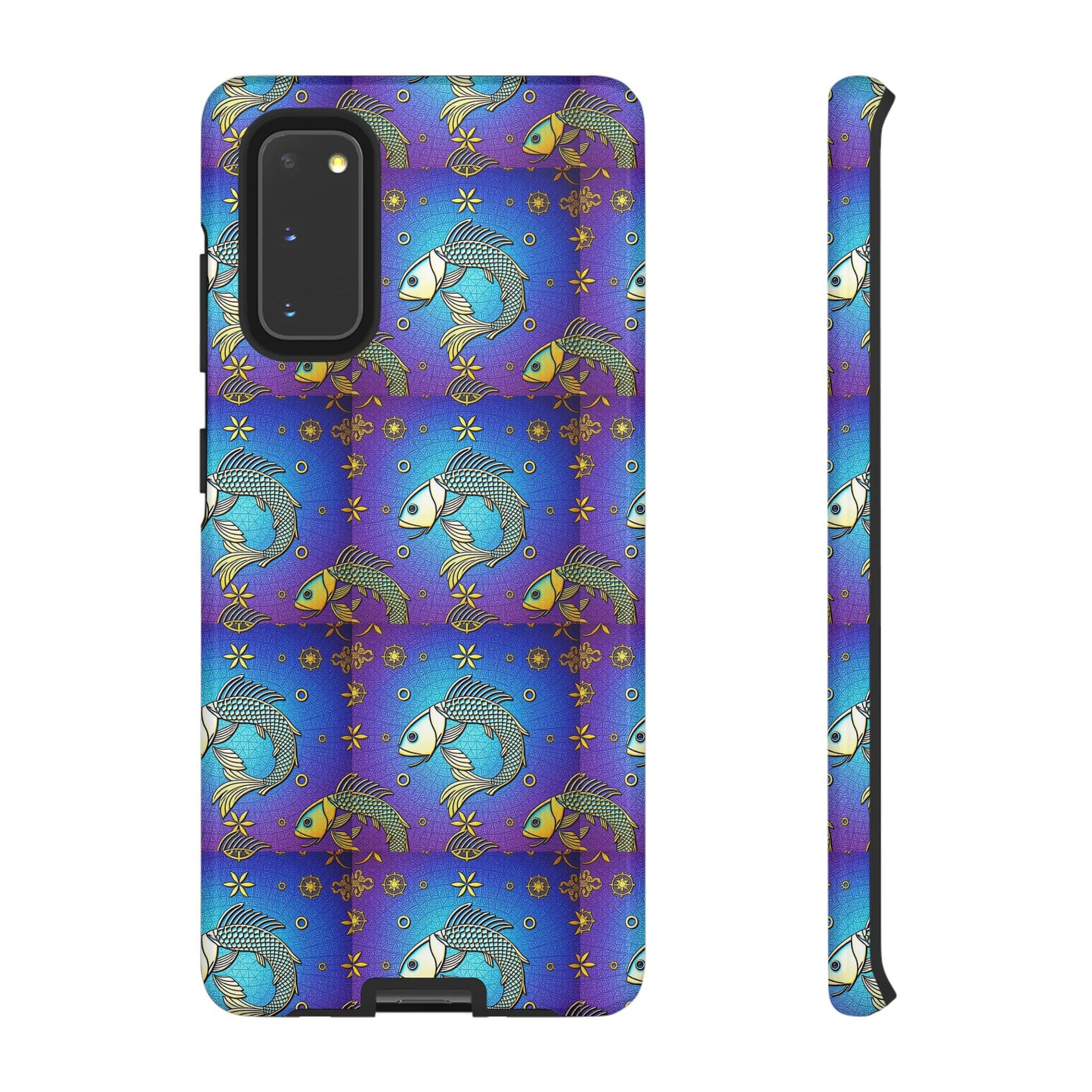 Tough Cases, Pisces, Zodiac v2, Metal Pattern