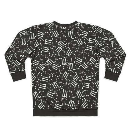 Zodiac AOP Unisex Sweatshirt Scorpio Zodiac Sign
