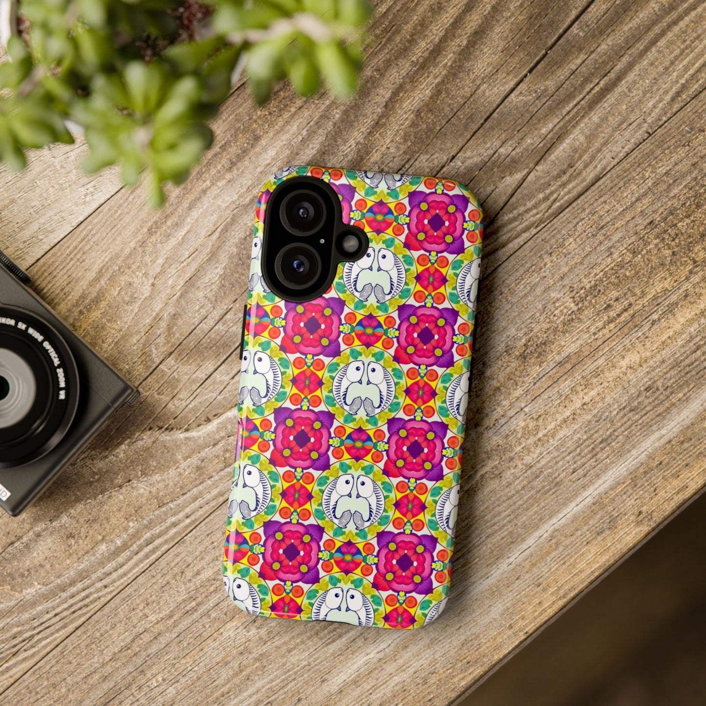 Tough Cases, Pisces, Zodiac v2, Flower Pattern