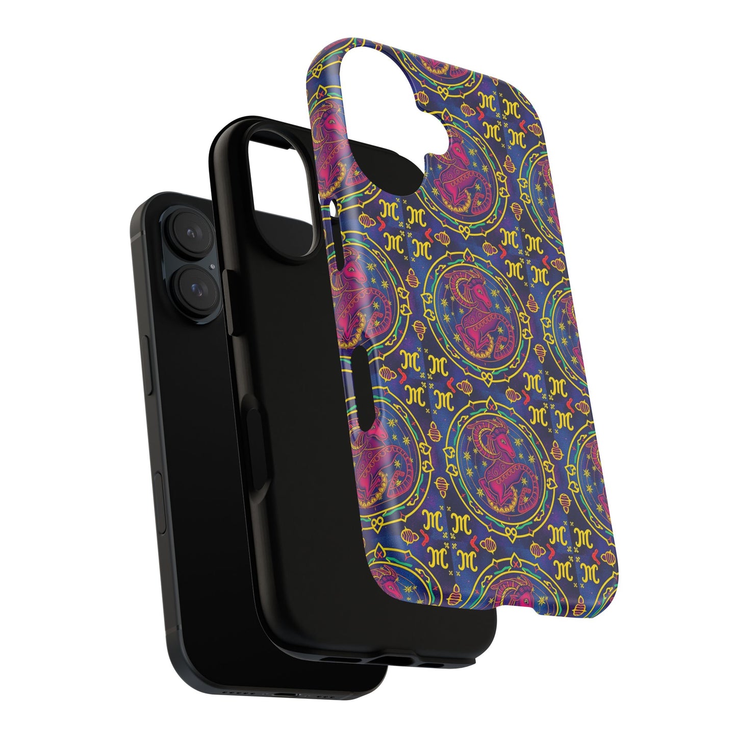 Tough Cases, Capricorn, Zodiac, Metal Pattern