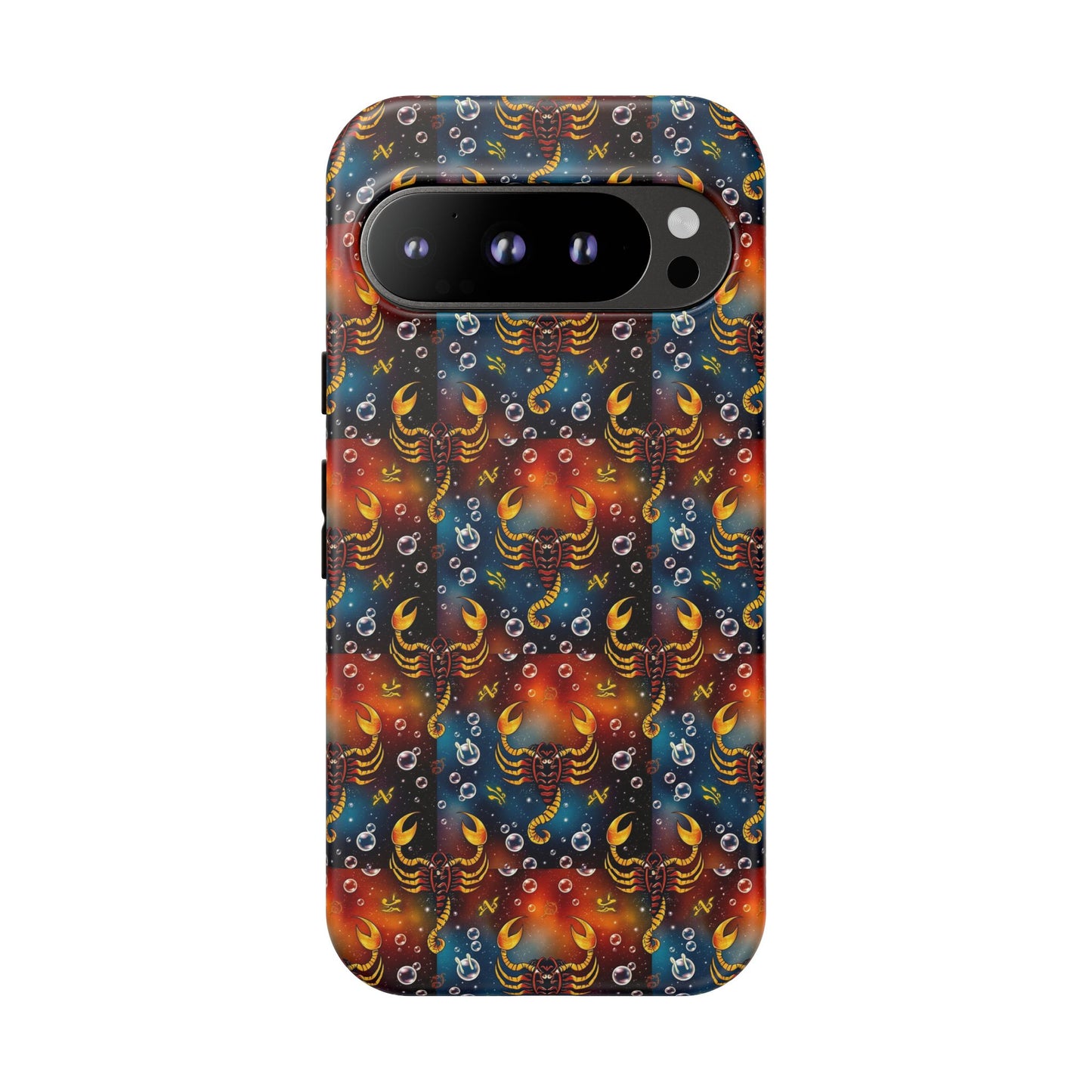 Tough Cases, Scorpio, Zodiac v2, Bubble Pattern