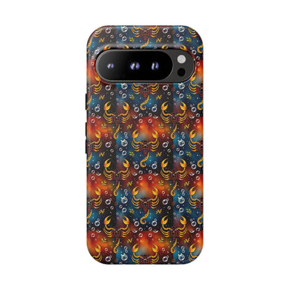 Tough Cases, Scorpio, Zodiac v2, Bubble Pattern