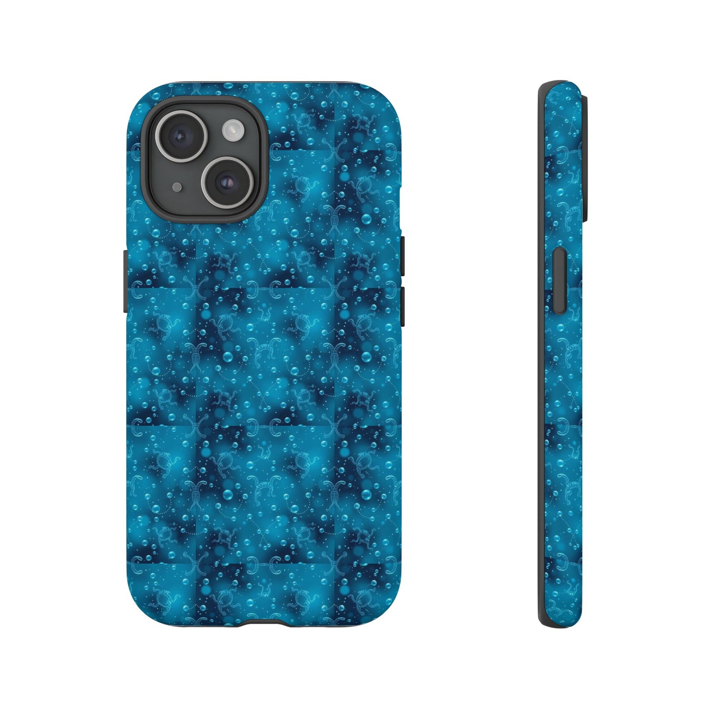 Tough Cases, Aquarius, Zodiac v3, Bubble Pattern