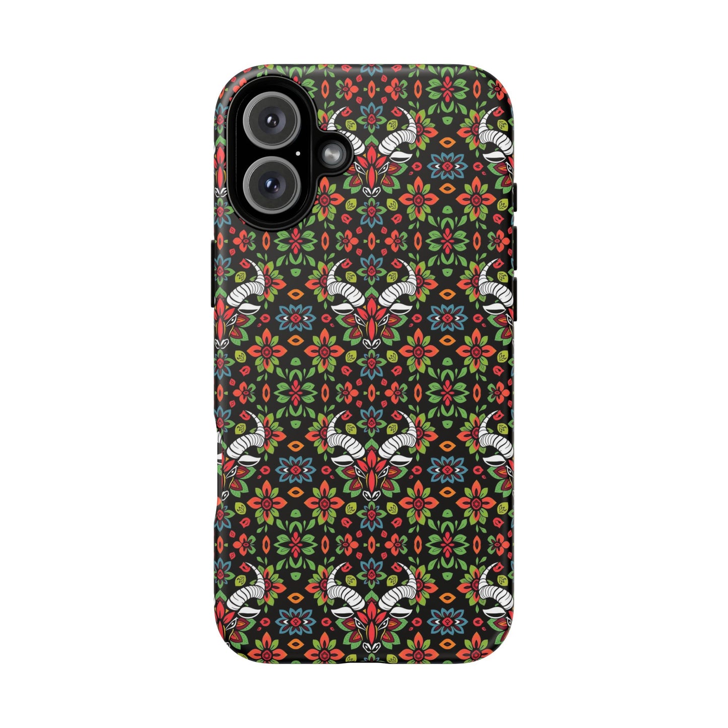 Tough Cases, Taurus, Zodiac v2, Flower Pattern