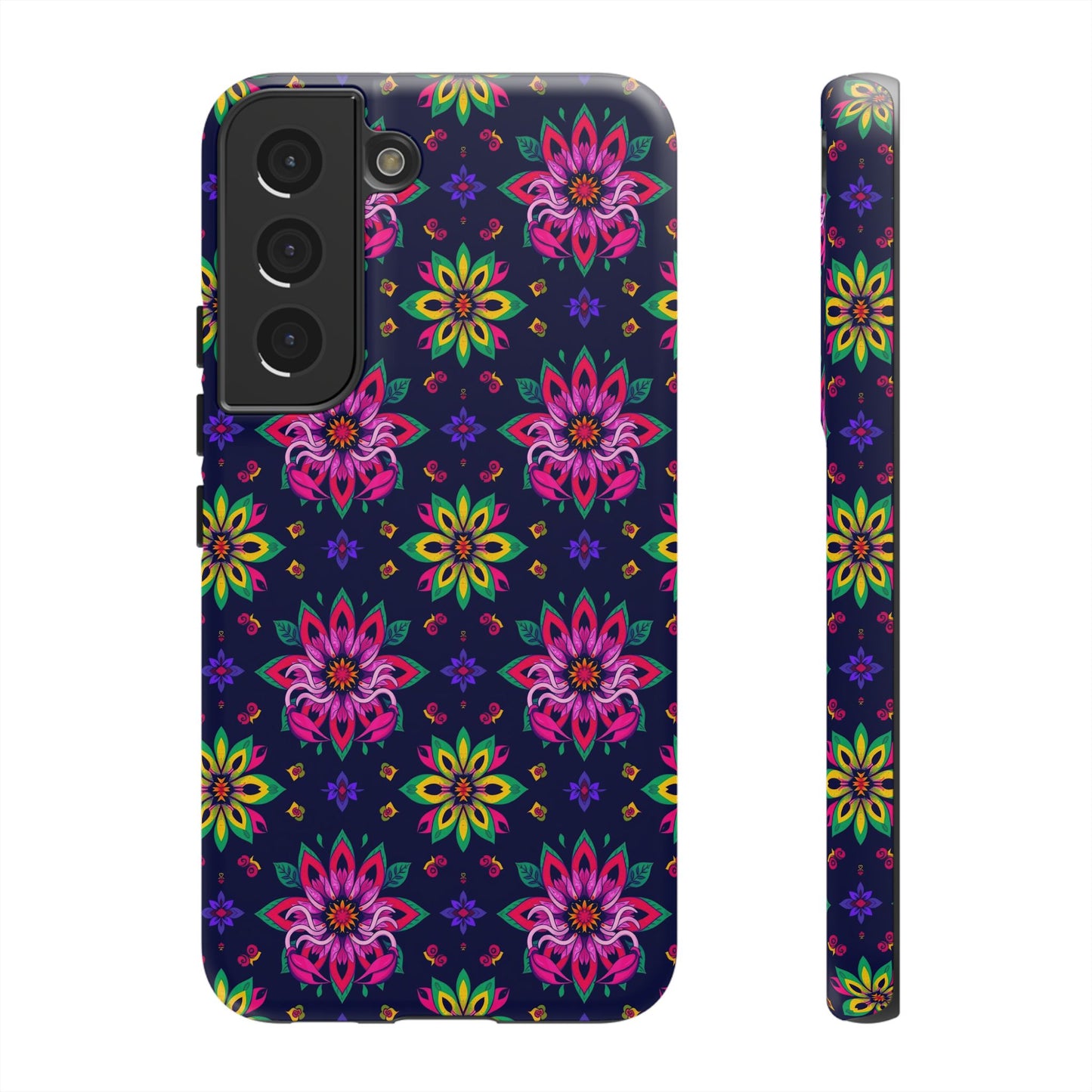Tough Cases, Scorpio, Zodiac v4, Flower Pattern