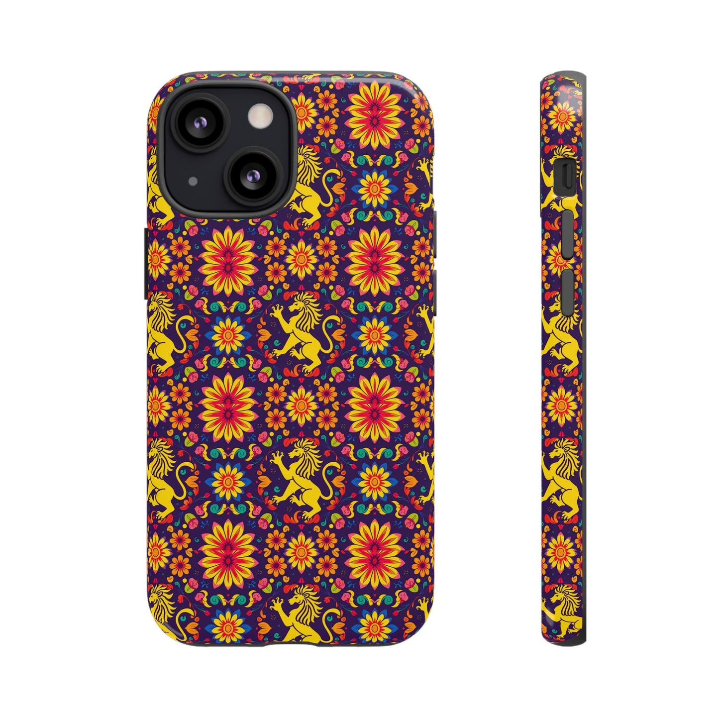 Tough Cases, Leo, Zodiac, Flower Pattern