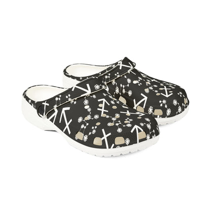 EVA Foam Rubber Shoes (AOP), Material 100% EVA, Sagittarius Zodiac Design