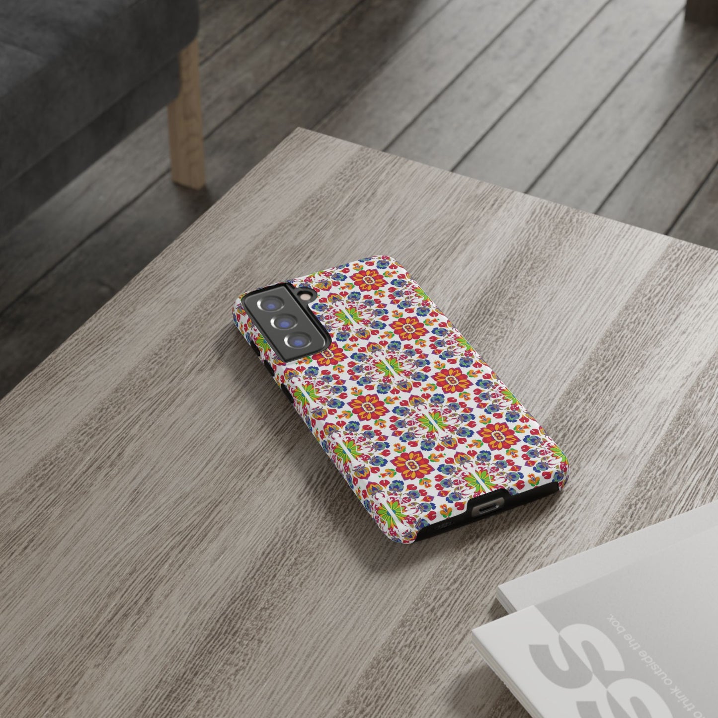 Tough Cases, Libra, Zodiac v1, Flower Pattern