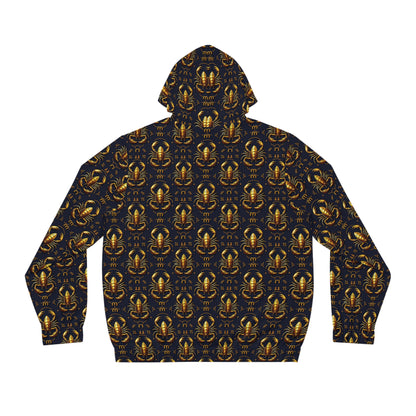 Full-Zip Hoodie (AOP), Scorpio, Zodiac v4, Pattern