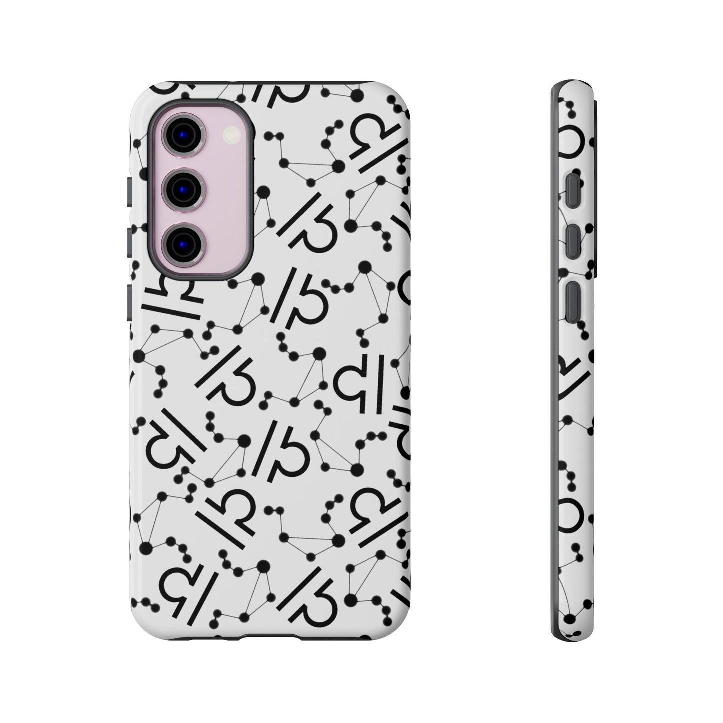 Tough Cases with the Libra Zodiac sign for iPhone, Samsung Galaxy, and Google Pixel devices