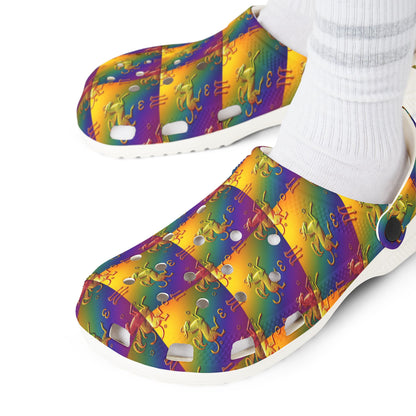 EVA Foam Rubber Shoes, (AOP), Virgo, Zodiac v4, Pattern