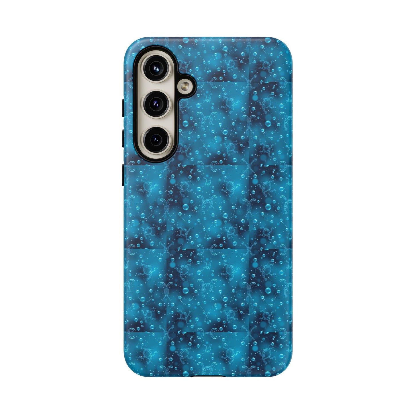 Tough Cases, Aquarius, Zodiac v3, Bubble Pattern