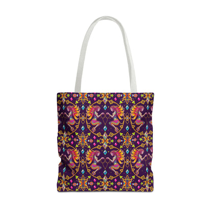 Tote Bag (AOP), Gemini, Zodiac, Jewel Pattern