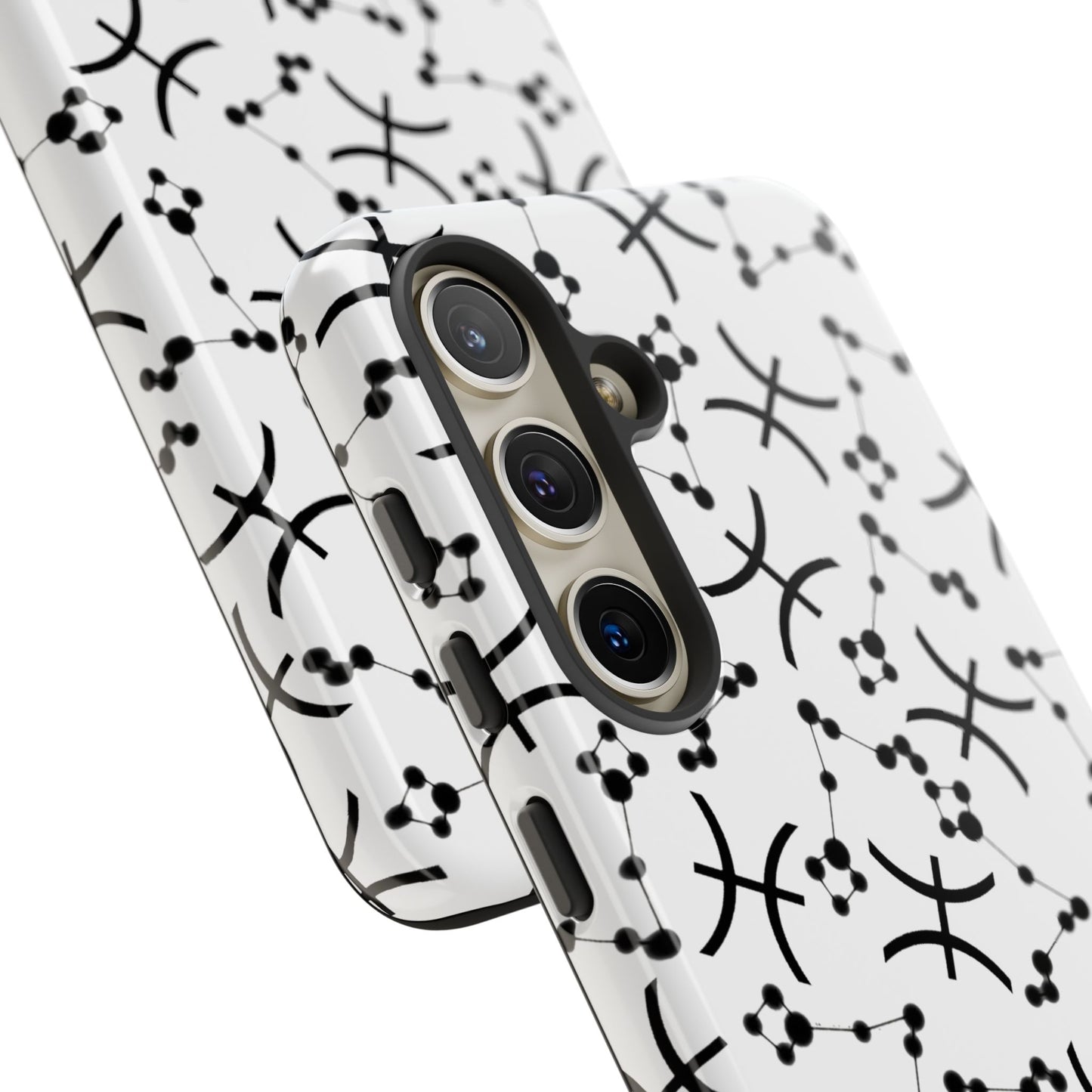 Tough Cases with the Pisces Zodiac sign for iPhone, Samsung Galaxy, and Google Pixel devices
