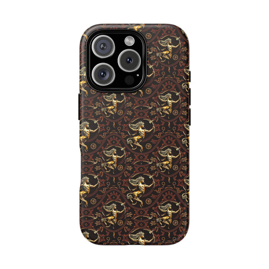 Tough Cases, Sagittarius, Zodiac, Metal Pattern