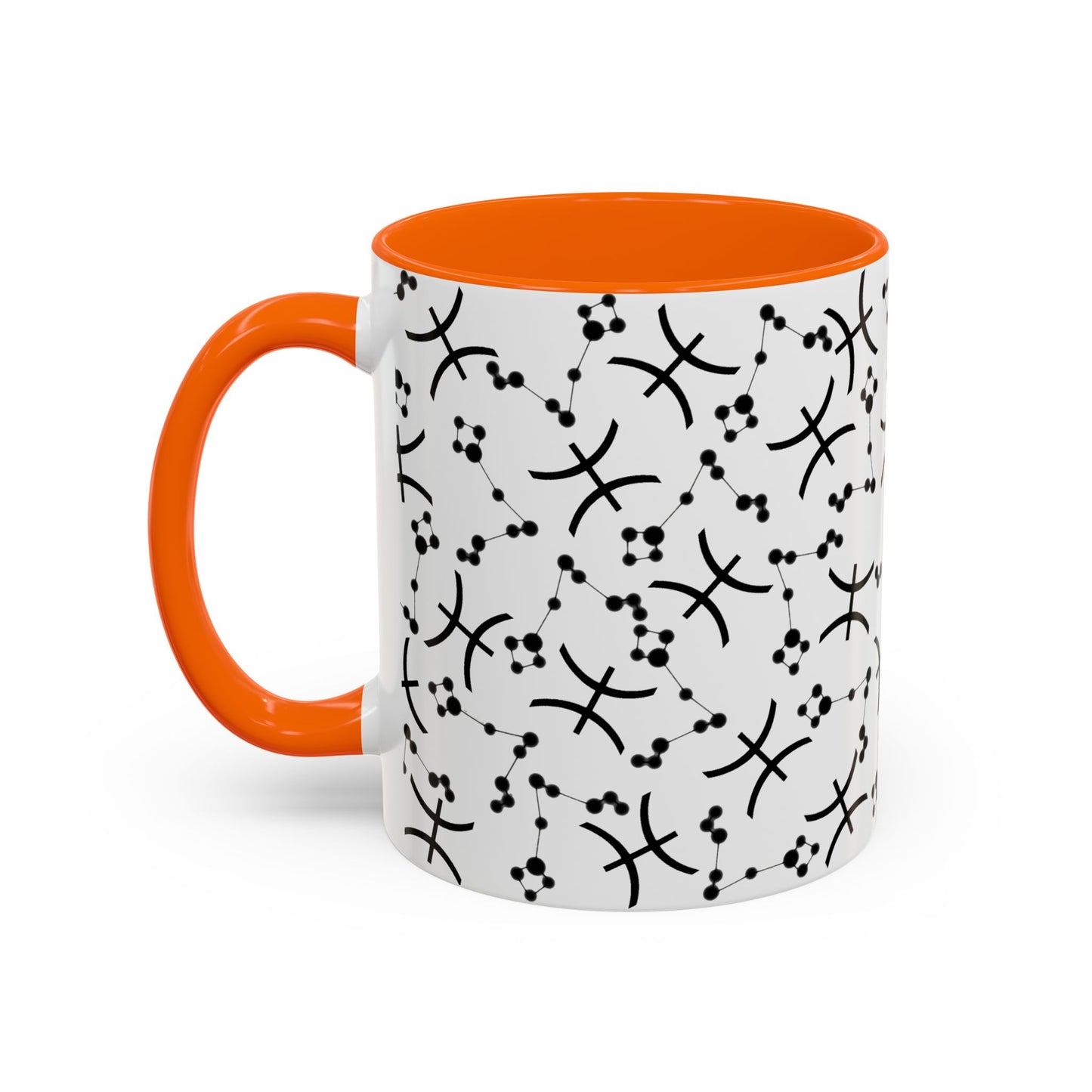 Accent Coffee Mug with the Pisces sign (11, 15oz)