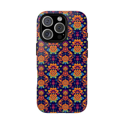 Tough Cases, Cancer, Zodiac, Flower Pattern