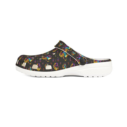 EVA Foam Rubber Shoes, (AOP), Virgo, Zodiac v3, Pattern
