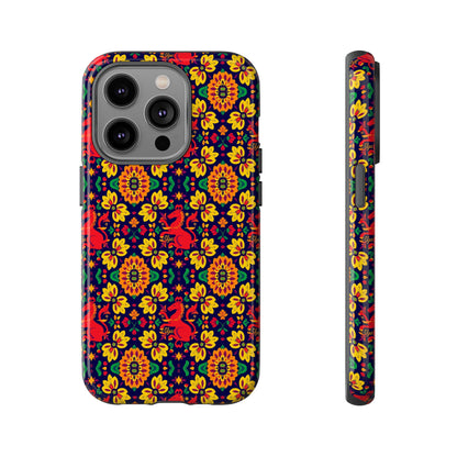 Tough Cases, Virgo, Zodiac v2, Flower Pattern