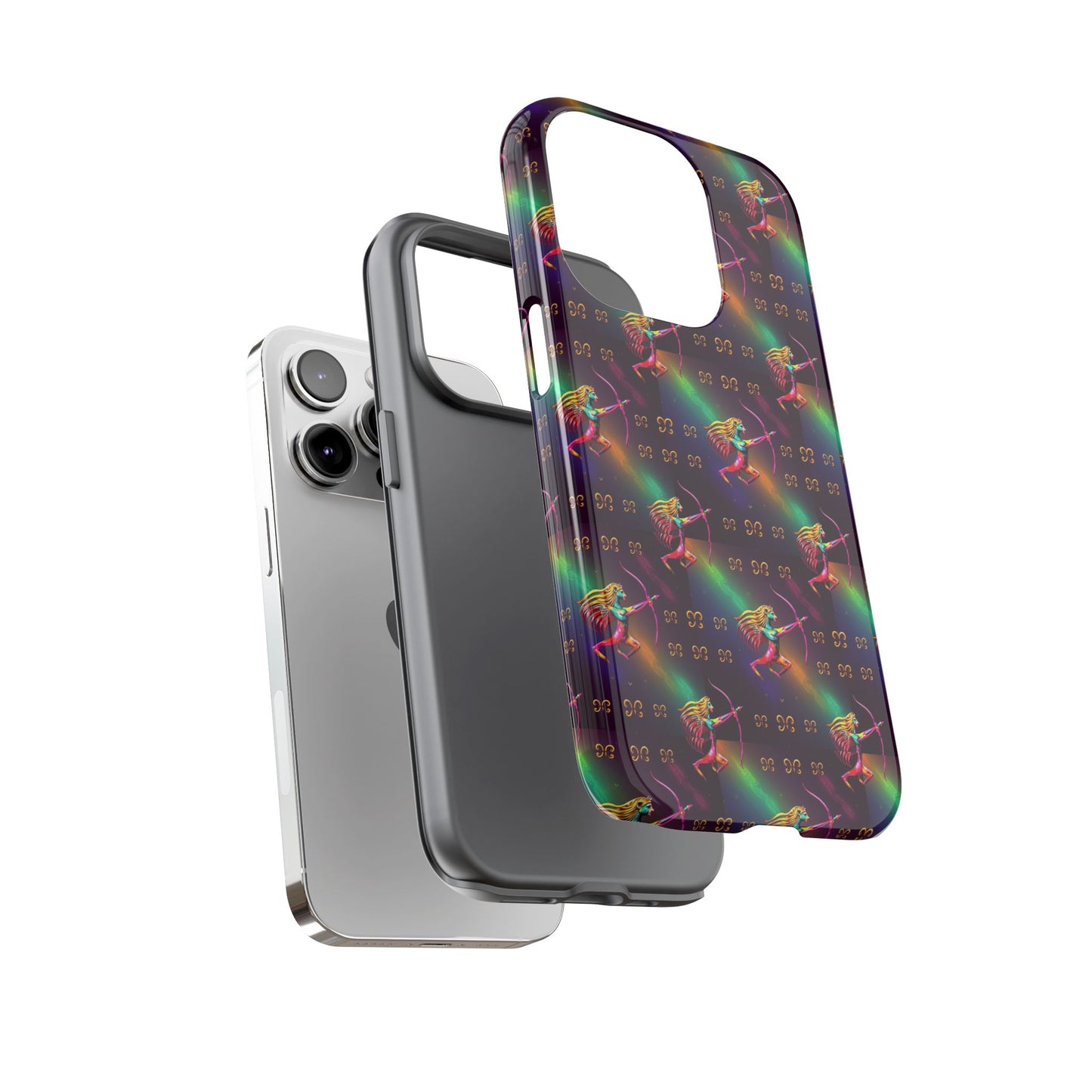 Tough Cases, Sagittarius, Zodiac v1, Metal Pattern