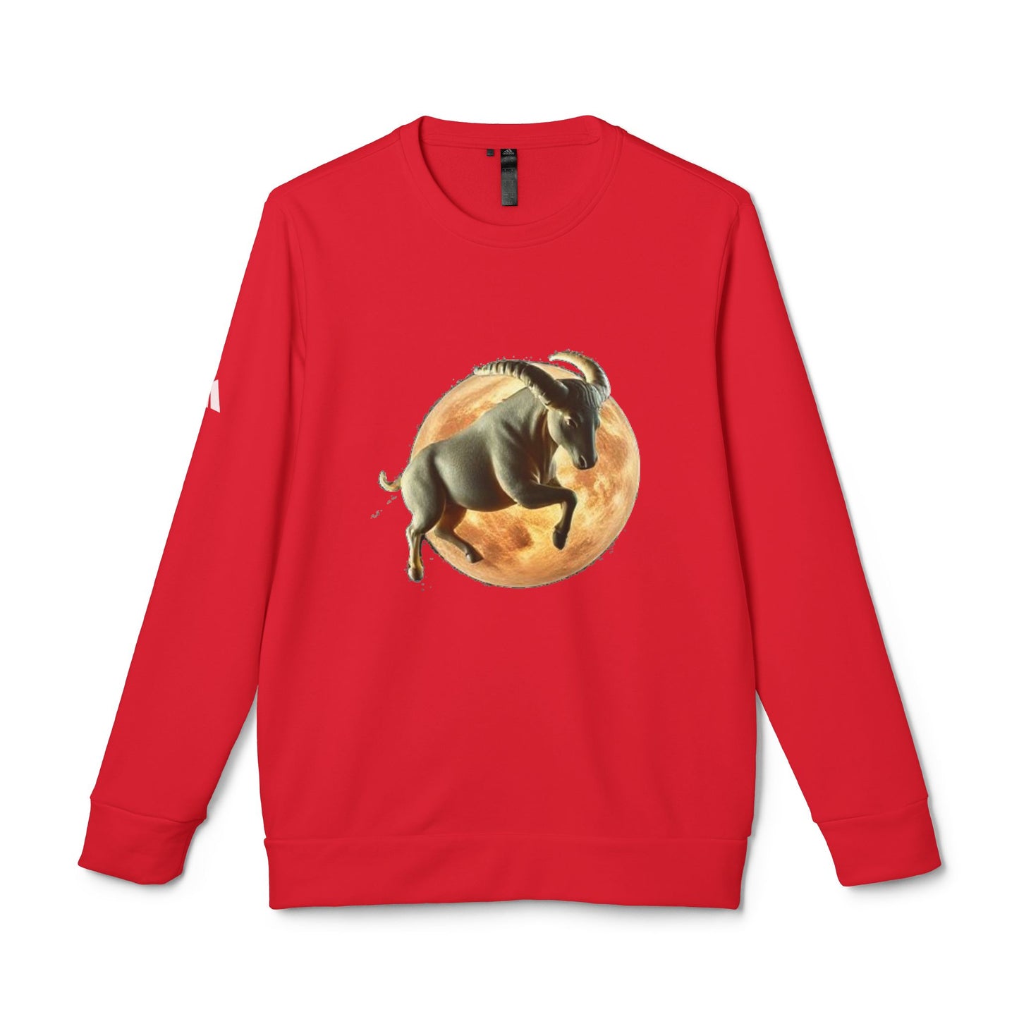 Adidas, Unisex Fleece Crewneck Sweatshirt, Taurus, Planet Animal, Zodiac