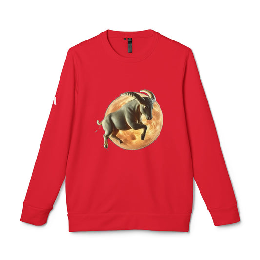 Adidas, Unisex Fleece Crewneck Sweatshirt, Taurus, Planet Animal, Zodiac