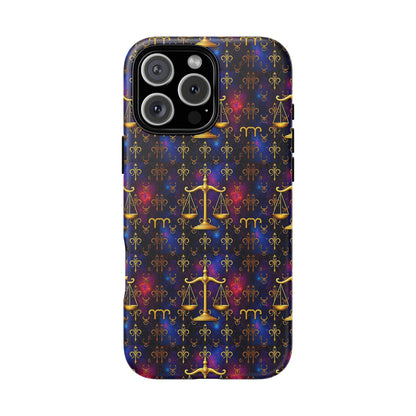 Tough Cases, Libra, Zodiac v2, Metal Pattern