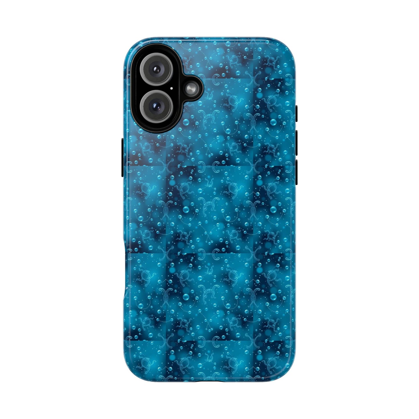 Tough Cases, Aquarius, Zodiac v3, Bubble Pattern