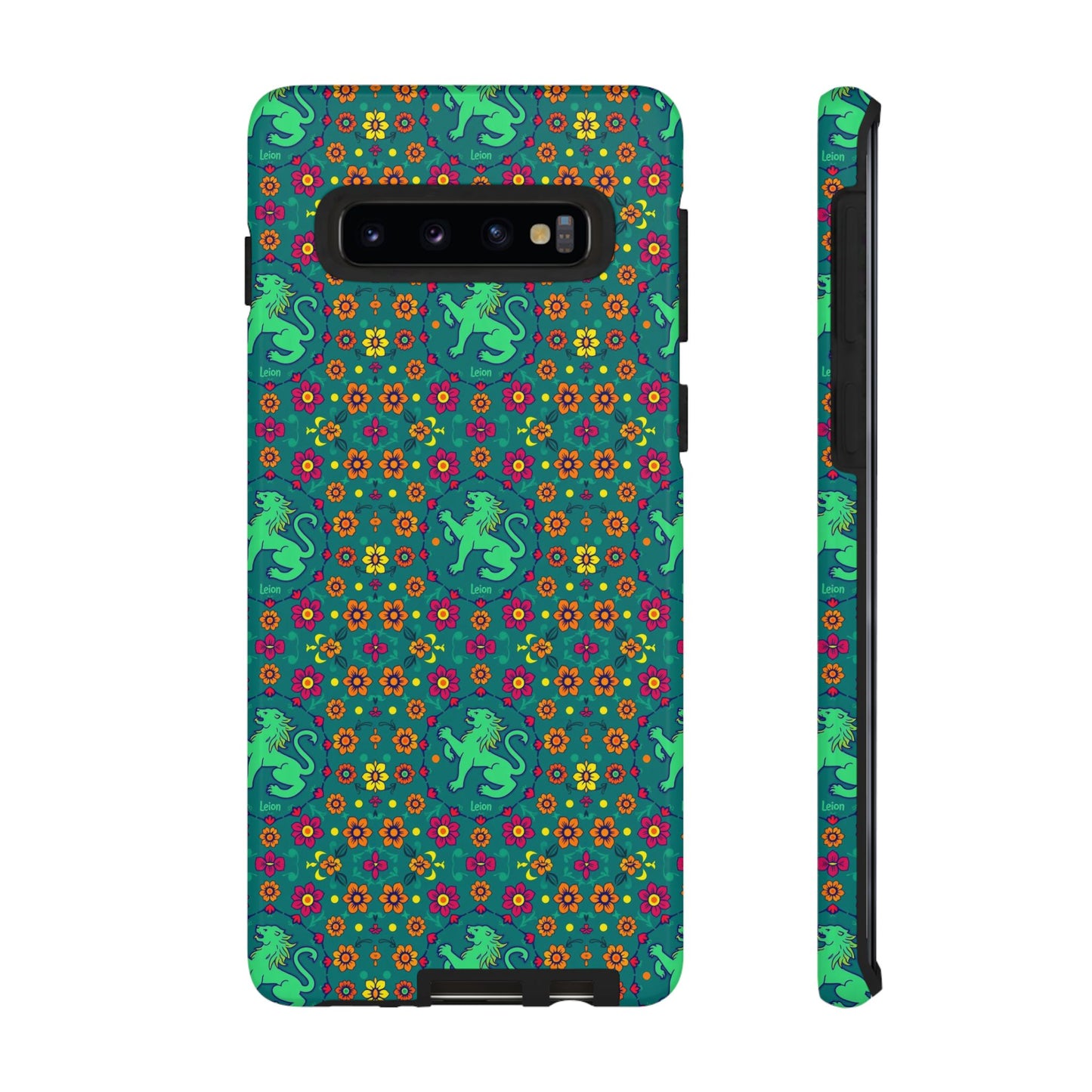 Tough Cases, Leo, Zodiac v3, Flower Pattern