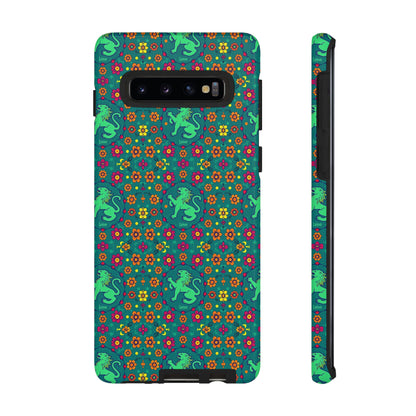 Tough Cases, Leo, Zodiac v3, Flower Pattern