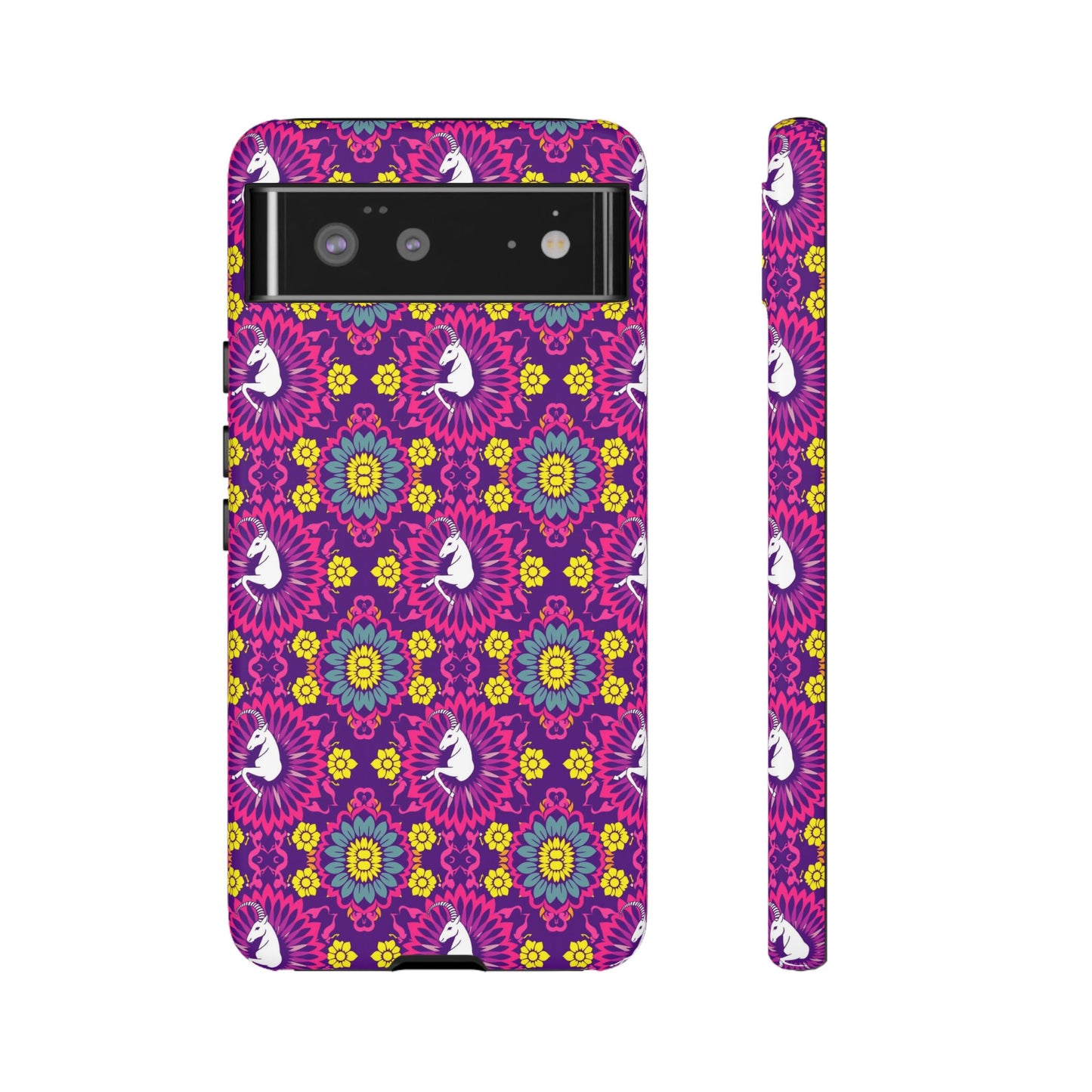 Tough Cases, Capricorn, Zodiac, Flower Pattern