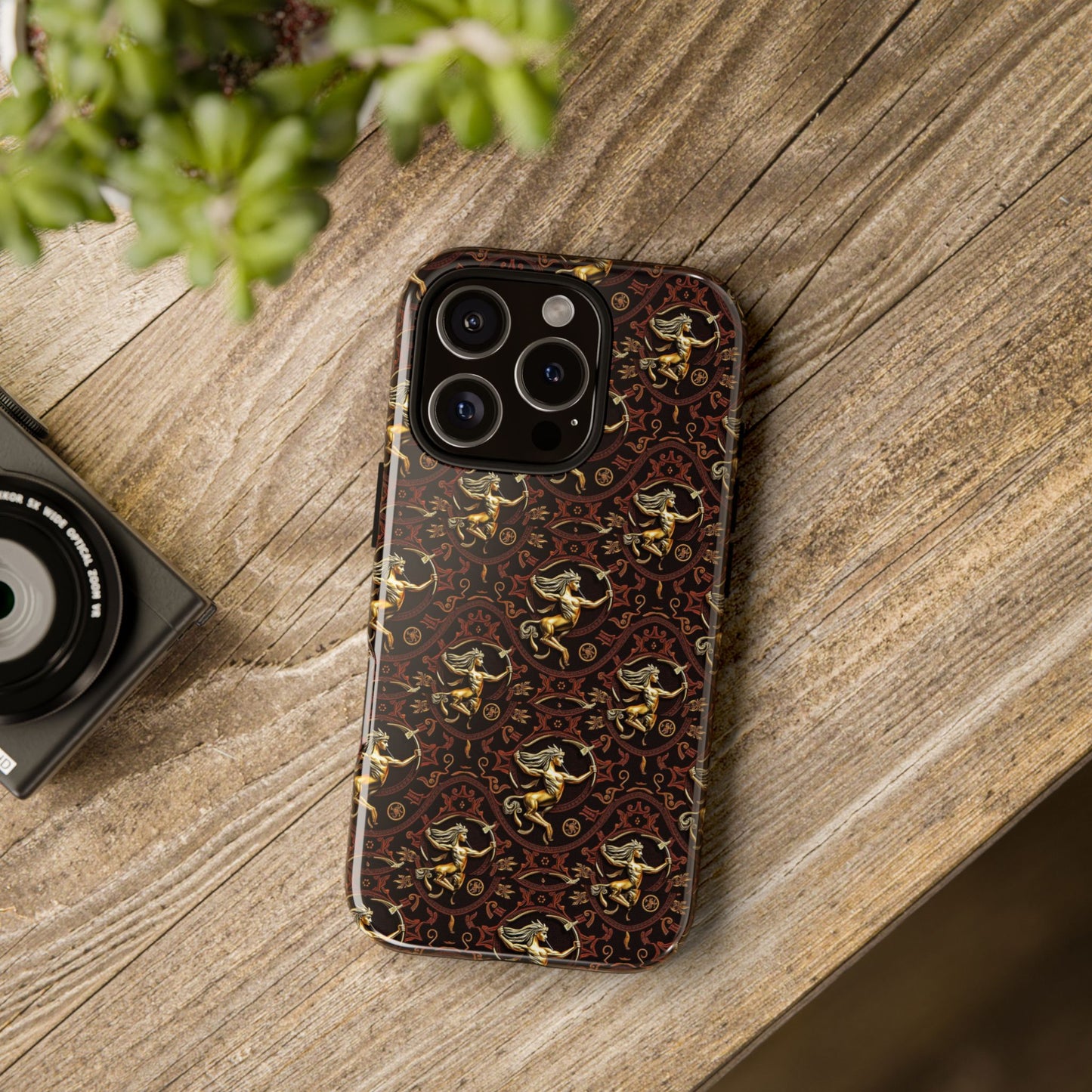 Tough Cases, Sagittarius, Zodiac, Metal Pattern