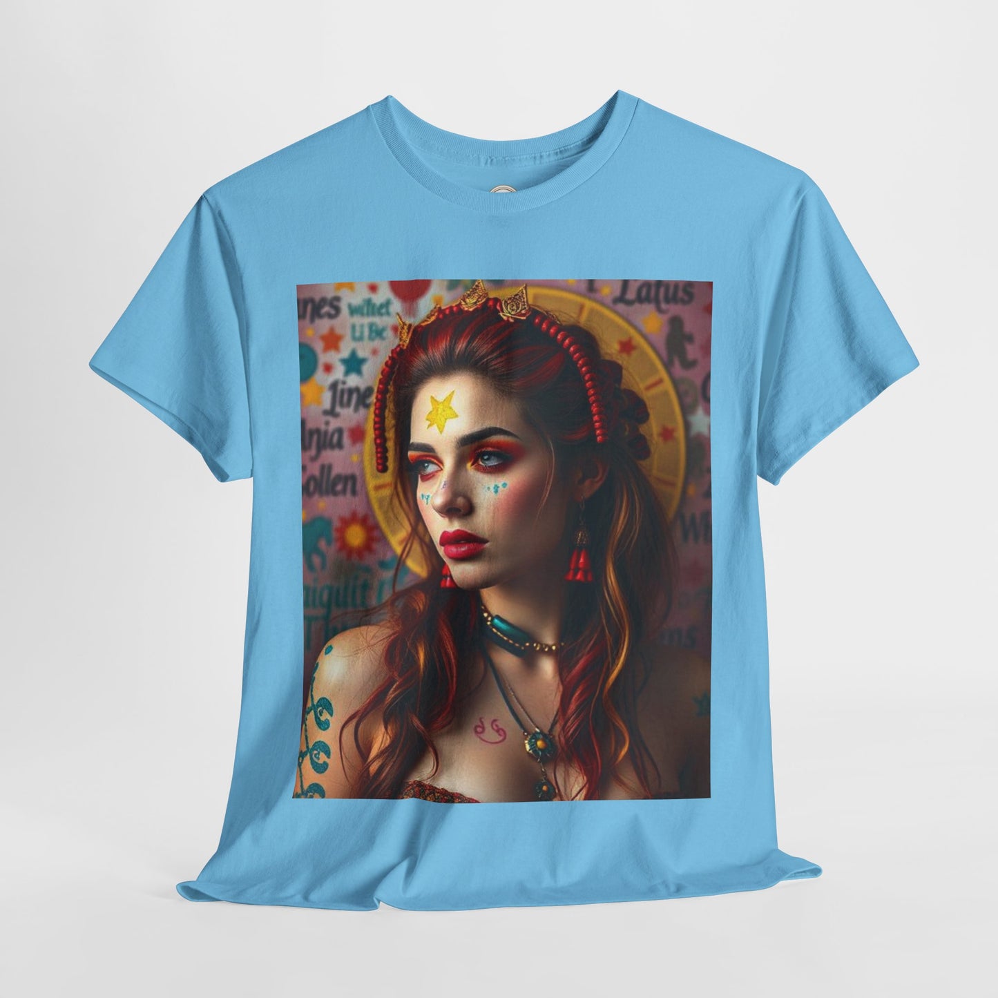 Unisex Heavy Cotton T-Shirt, Sagittarius, Zodiac, Sexy Art