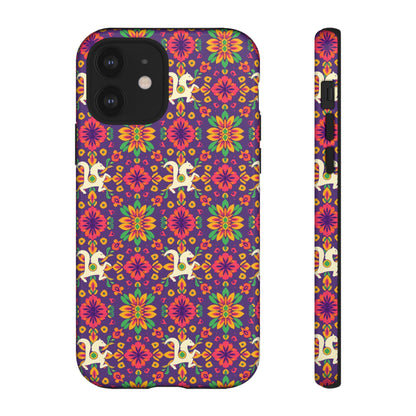 Tough Cases, Aquarius, Zodiac v1, Flower Pattern