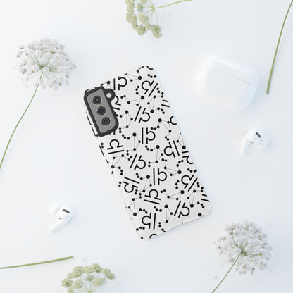 Tough Cases with the Libra Zodiac sign for iPhone, Samsung Galaxy, and Google Pixel devices