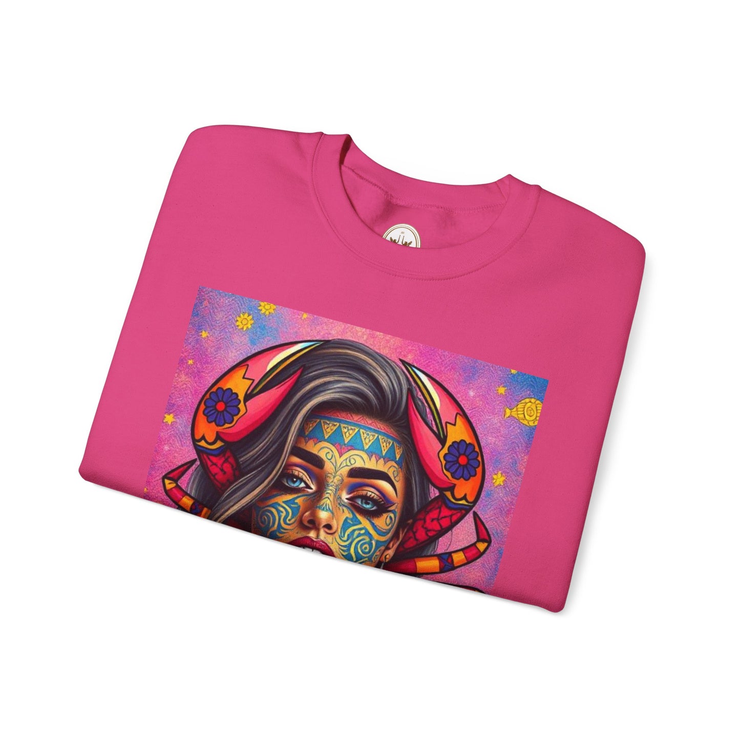 Unisex Heavy Blend™ Crewneck Sweatshirt, Cancer, Zodiac, Sexy Pattern