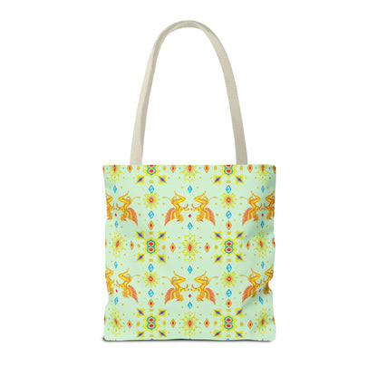 Tote Bag (AOP), Gemini, Zodiac v1, Jewel Pattern